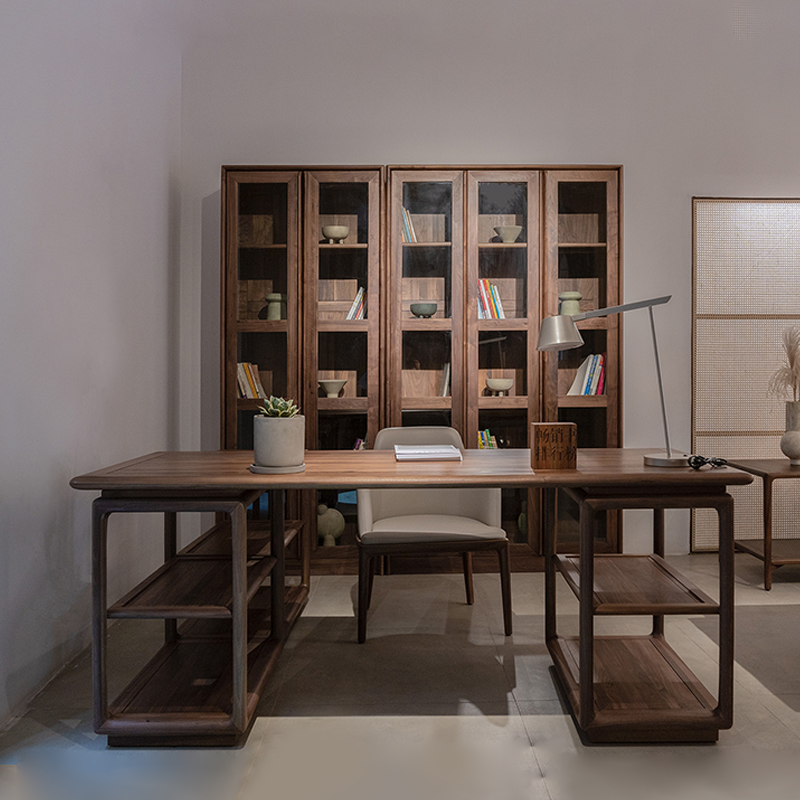 东家 • 黑胡桃SZ02A书桌