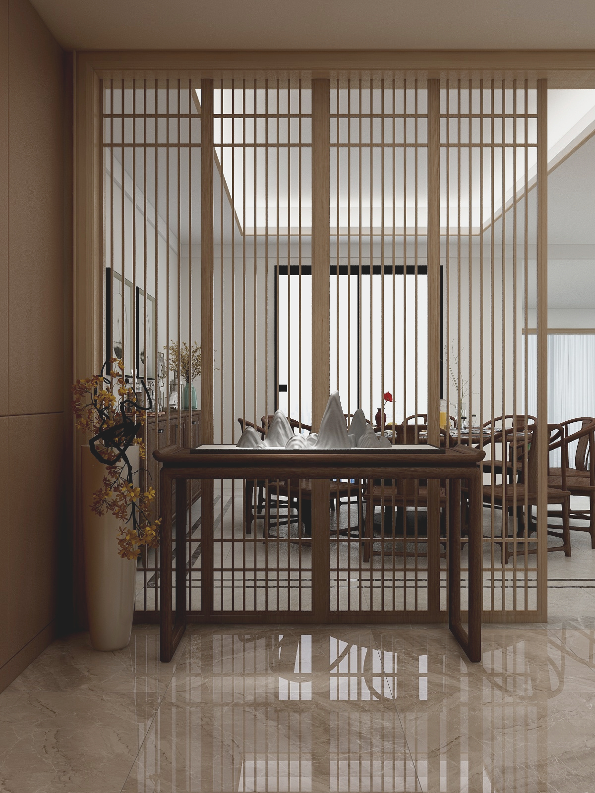  430m²新中式别墅，尽显山水意境|东家新中式整体木作
