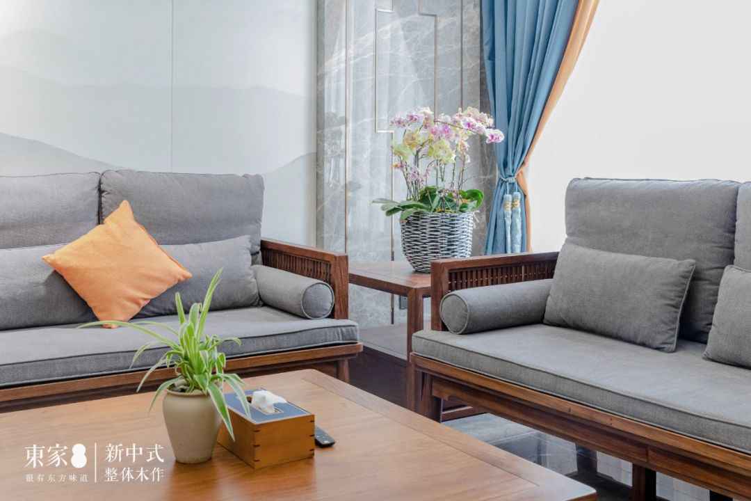 新中式案例 | 480m²联排别墅设计,高级时尚混搭