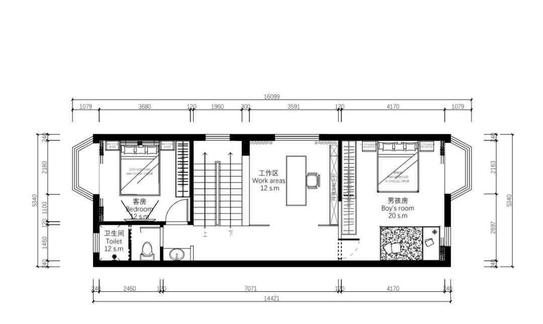 新中式案例 | 480m²联排别墅设计,高级时尚混搭