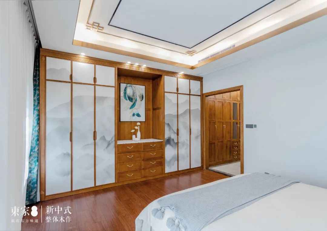 新中式案例 | 480m²联排别墅设计,高级时尚混搭
