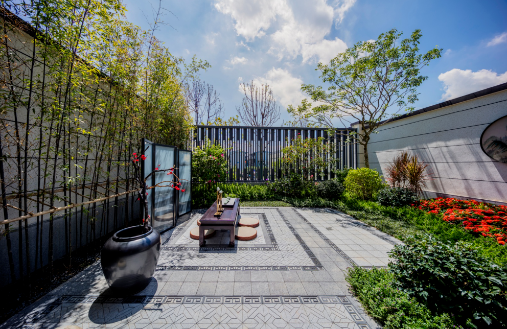 新中式案例 | 650m²中式院墅,闲听花静鸟喧,这样的设计才有生活趣味