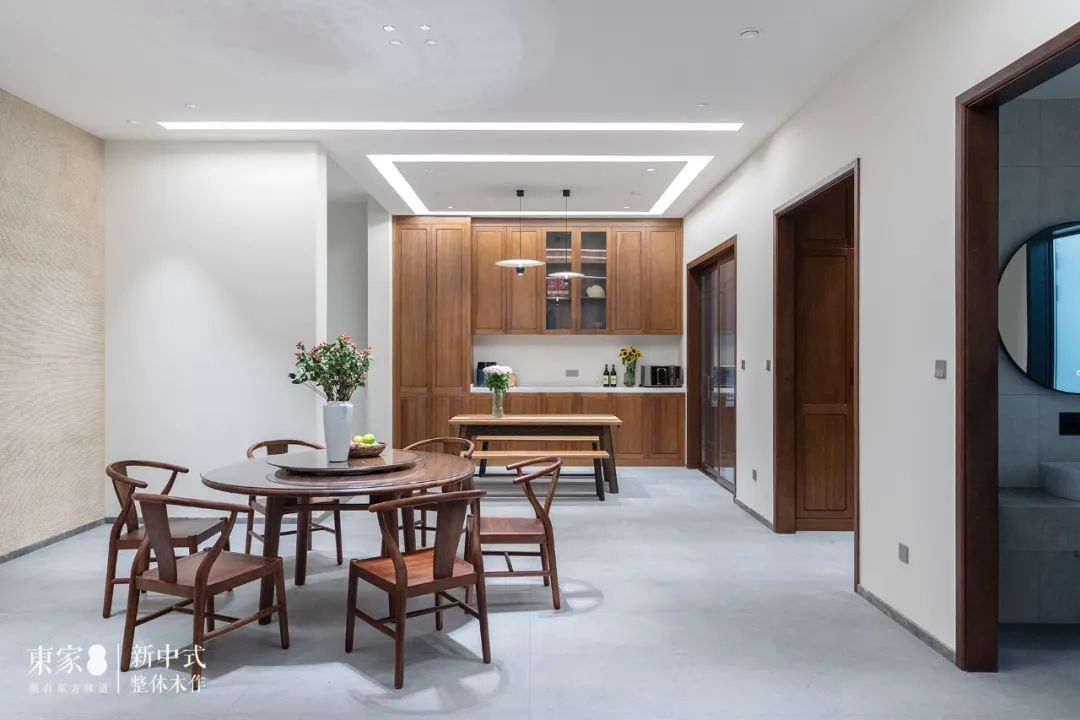 新中式案例 | 240m²别墅雅居,儒韵馥郁的生活情怀
