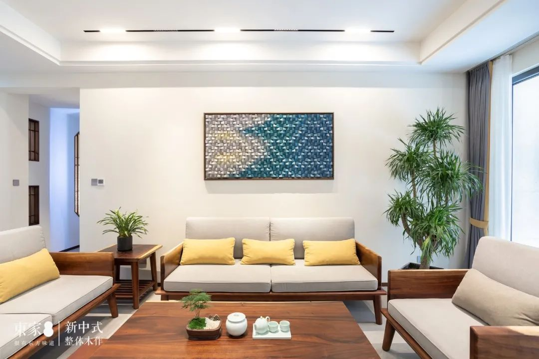 新中式案例 | 240m²别墅雅居,儒韵馥郁的生活情怀