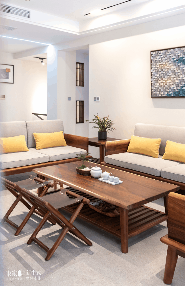 新中式案例 | 240m²别墅雅居,儒韵馥郁的生活情怀