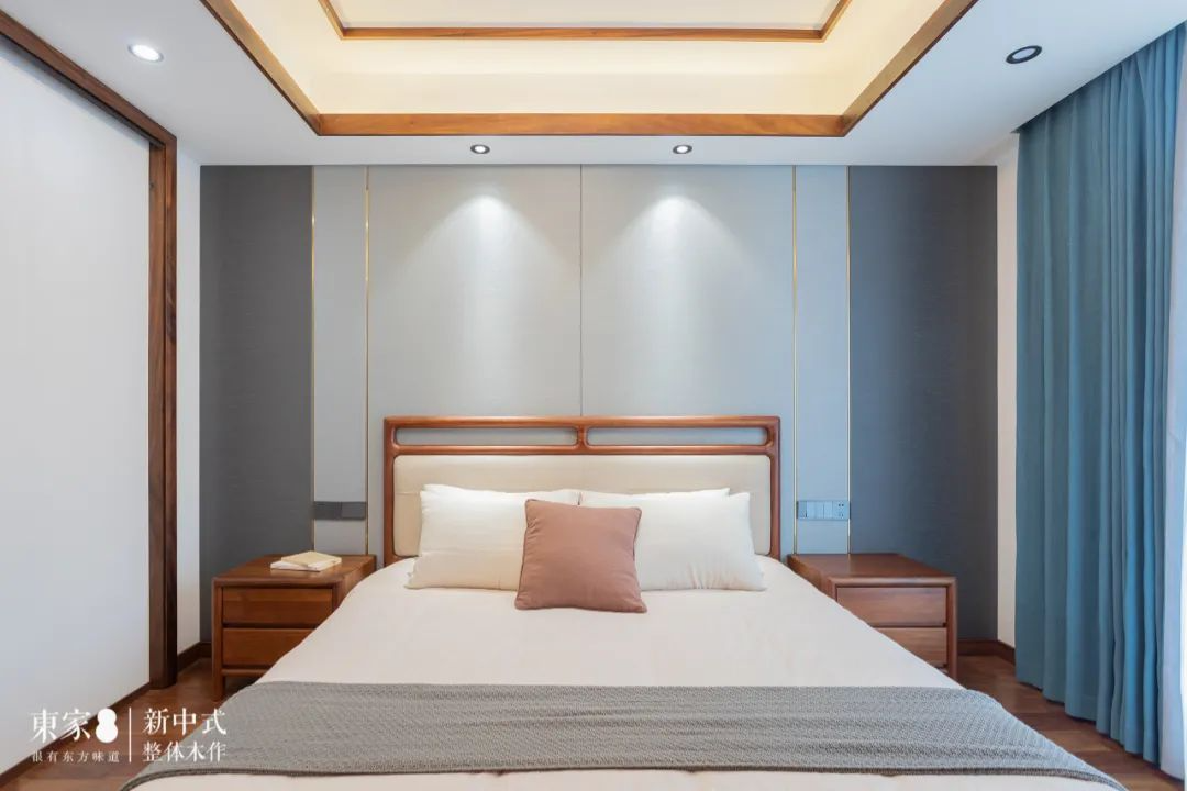 新中式案例 | 160m²复式居宅,隐形门设计,惊艳巧妙!