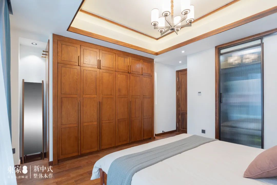新中式案例 | 160m²复式居宅,隐形门设计,惊艳巧妙!
